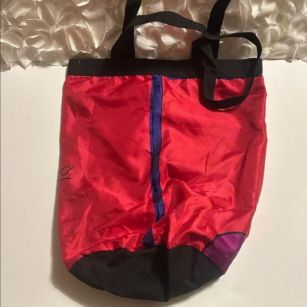 Picasso Artistic Red and Purple Tote Bag
